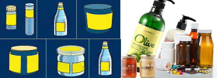 T Vertical Type Automatic Round Container Labeling Machine