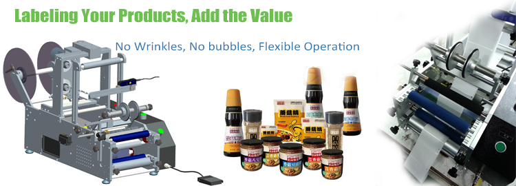 T Vertical Type Automatic Round Container Labeling Machine