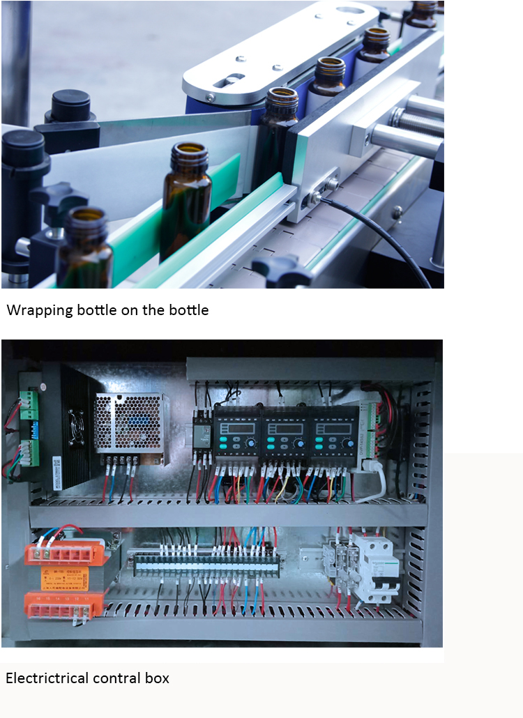 Awtomatik nga Round Bottle Wrap Labeler