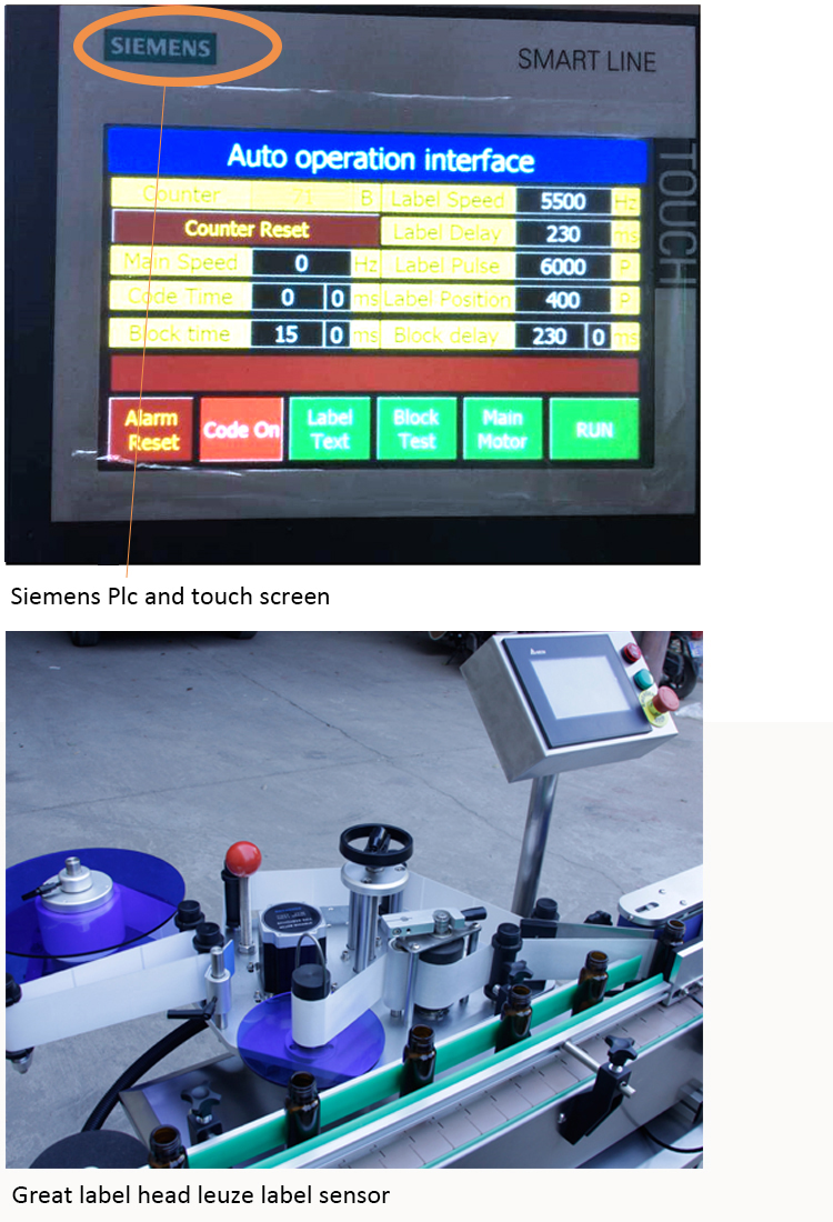 Awtomatik nga Round Bottle Wrap Labeler