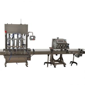 Ang awtomatik nga mga bottling nga likido nga 50ml medikal nga alkohol nga pagpuno sa makina