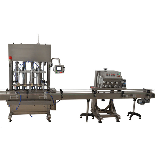 Ang awtomatik nga mga bottling nga likido nga 50ml medikal nga alkohol nga pagpuno sa makina