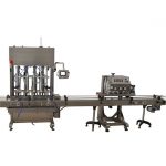 Table top peristaltic pump vial filing plugging ug sealing machine